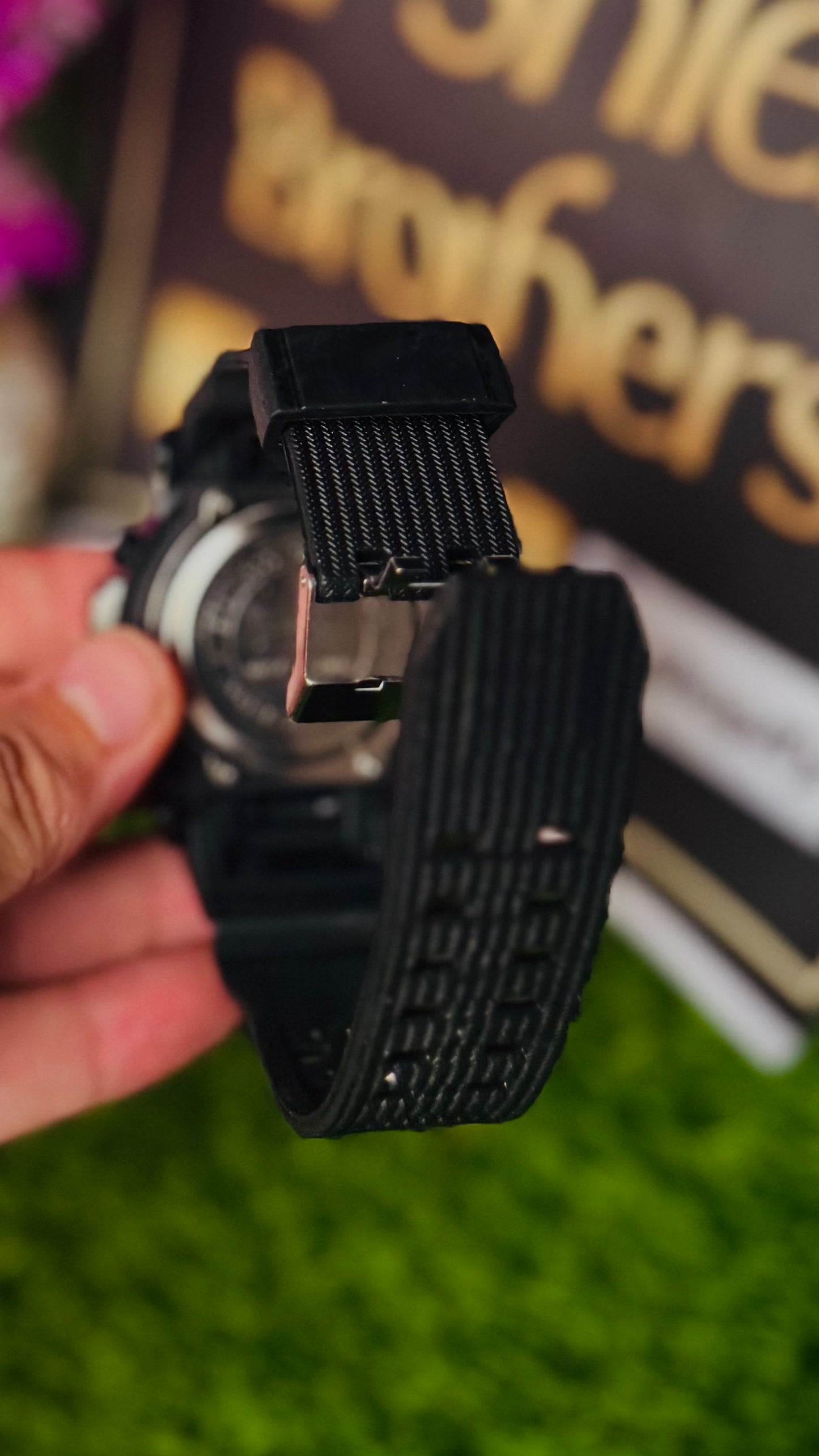 Men's Digital Tactical Sports Watch - Multi-Function LED Display with Rugged Strap