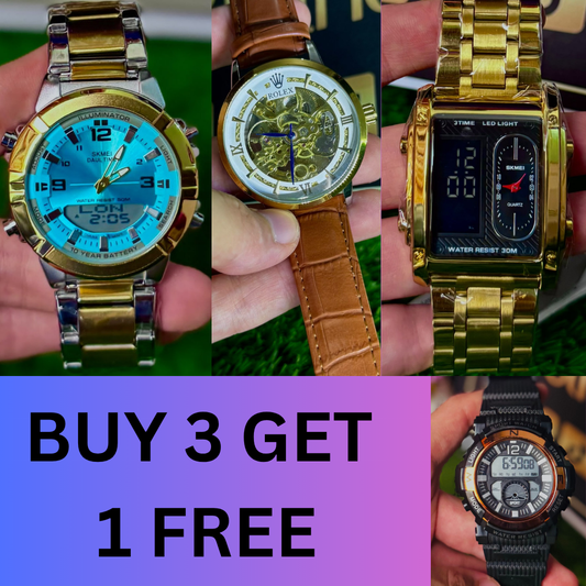 Buy 3 Get 1 Free Watch Bundle