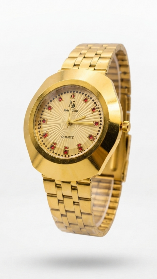 Best Time Gold Dial Luxury Watch