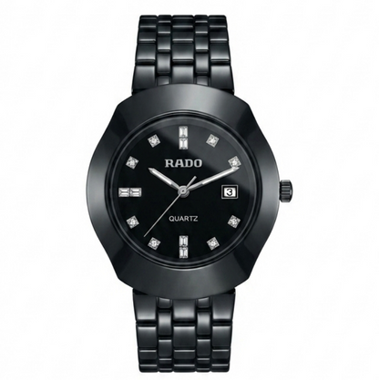 Ra-do Black Ceramic Women's Watch - Diamond Dial