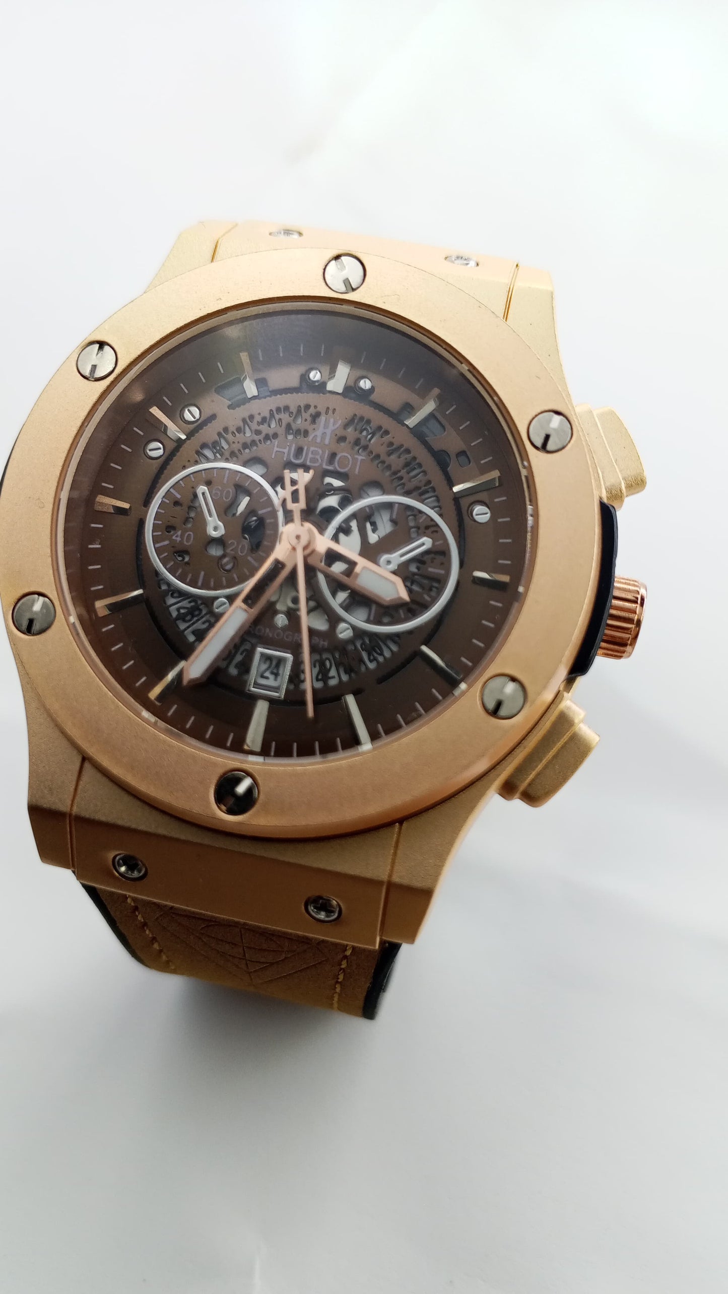 Hublot Geneve Premium Men's Chronograph-Style Watch