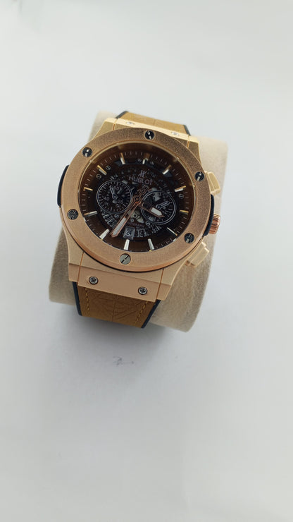 Hublot Geneve Premium Men's Chronograph-Style Watch