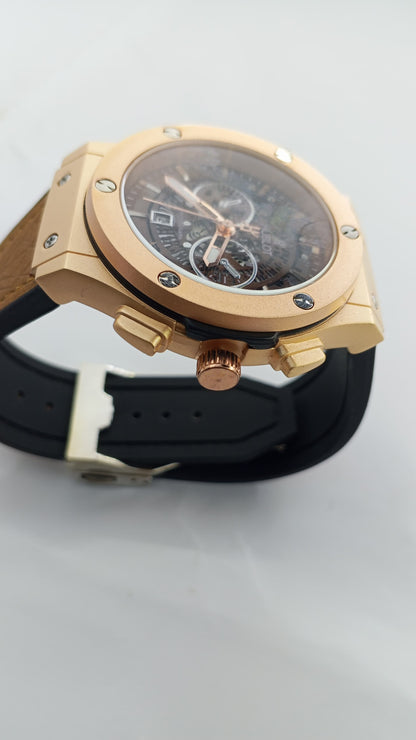 Hublot Geneve Premium Men's Chronograph-Style Watch