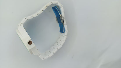 White Arabbic Ceramic Watch with Eastern Arabic Numerals - Premium Quality