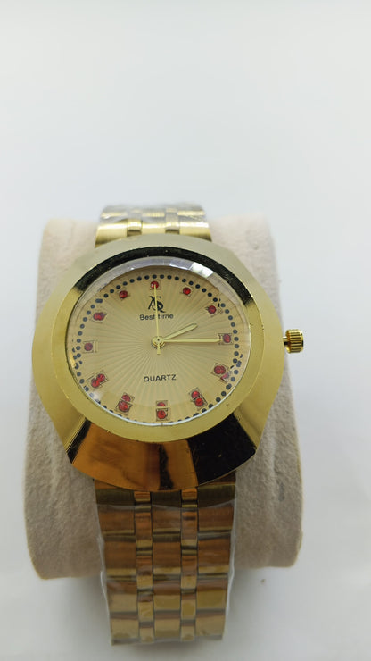Best Time Gold Dial Luxury Watch
