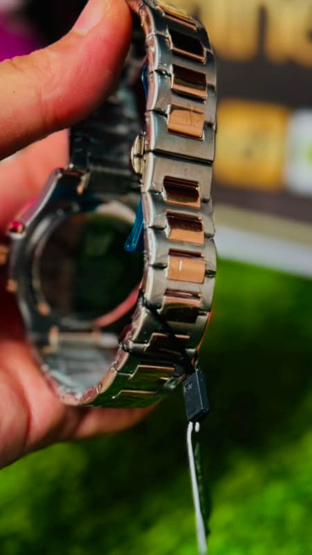 Two-Tone Stainless Steel Luxury Casual Watch