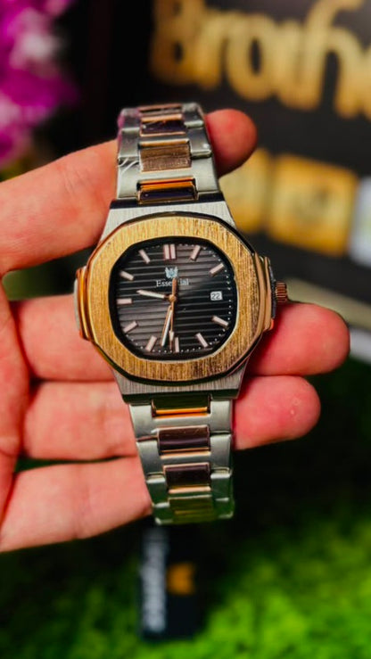 Two-Tone Stainless Steel Luxury Casual Watch
