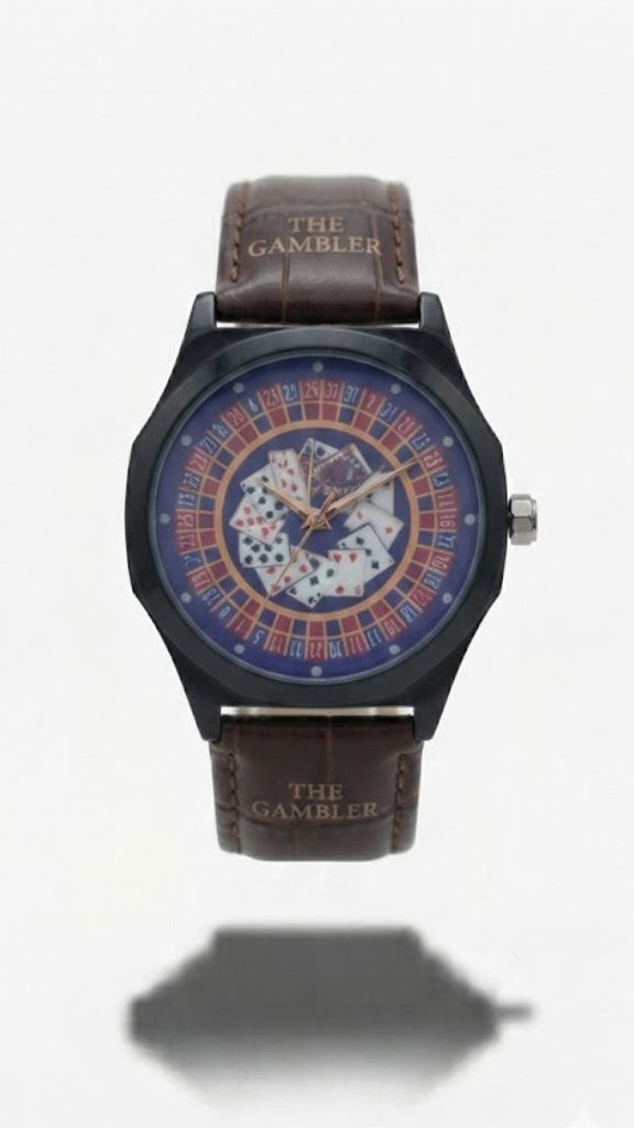 The Gambler – Roulette & Playing Card Dial Watch