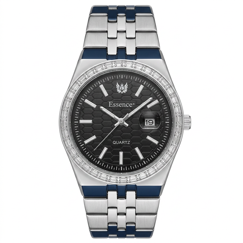 Essensial Crystal-Bezel Two-Tone Stainless Steel Watch